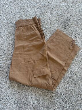 a new day Women's Tan Cargo Pull-On Trousers